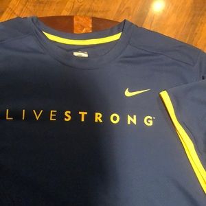Blue, Nike-Livestrong t-shirt! Men’s XL!